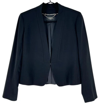 MaxMara Weekend Damen Blazer Jacke Größe I: 40 Schwarz - Bild 1 von 4