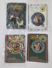 4-Piece Boyds Bears Collection Bearwear Pins Lot