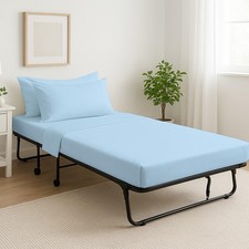 4 Pc Cot Sheets 33"x75" Set, 100 Egyptian Cotton, Perfect for Rollaway Beds,...