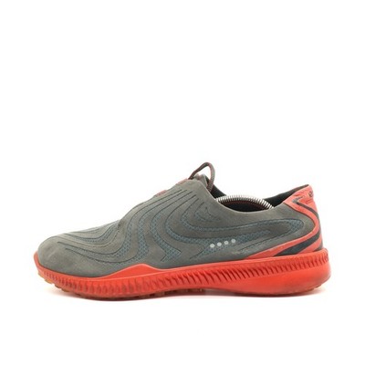 ECCO Herren Biom Terrain Sneaker Grau Rot Nubukleder Atmungsaktiv Trail EU 43