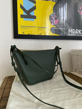 LOEWE Hammock Hobo Mini Tasche, Leder Grün, ...