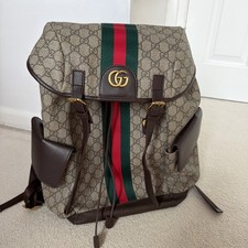 Gucci Ophidia Backpack Worn Supreme Green And Red Lines