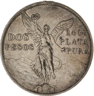 Mexiko Mexico 2 Pesos 1921