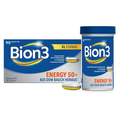 Bion3 Energy 50+ Tabletten, 90 Stück, PZN 18010795