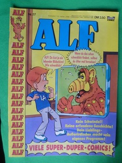 ALF Comic Nr. 27 Bastei Verlag 1989 Heft
