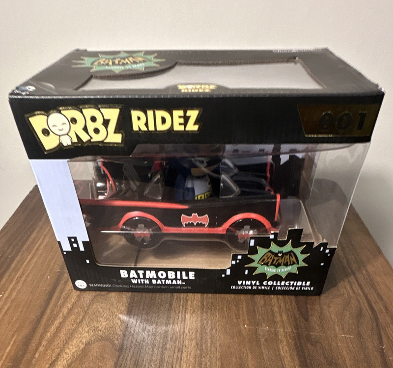 Vinyl Sugar Dorbz Ridez Batmobile w/ Batman Classic TV Series Vinyl #001