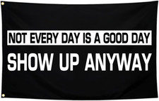 Discipline Motivational Flag 3X5 Ft Not Every Day Is a Good Day Gym Motivational