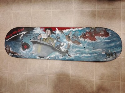 Kinder-kids abroad painted SKATEBOARD DECKartwork