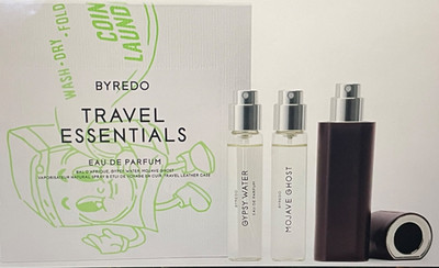 Byredo Mojave Ghost Gypsy Water D'Afrique Perfume 0.4 Oz Travel Spray Set & Case