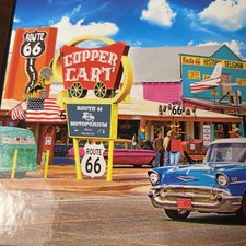 Kodak Premium 550 Piece Jigsaw Puzzle Route 66 Complete 55
