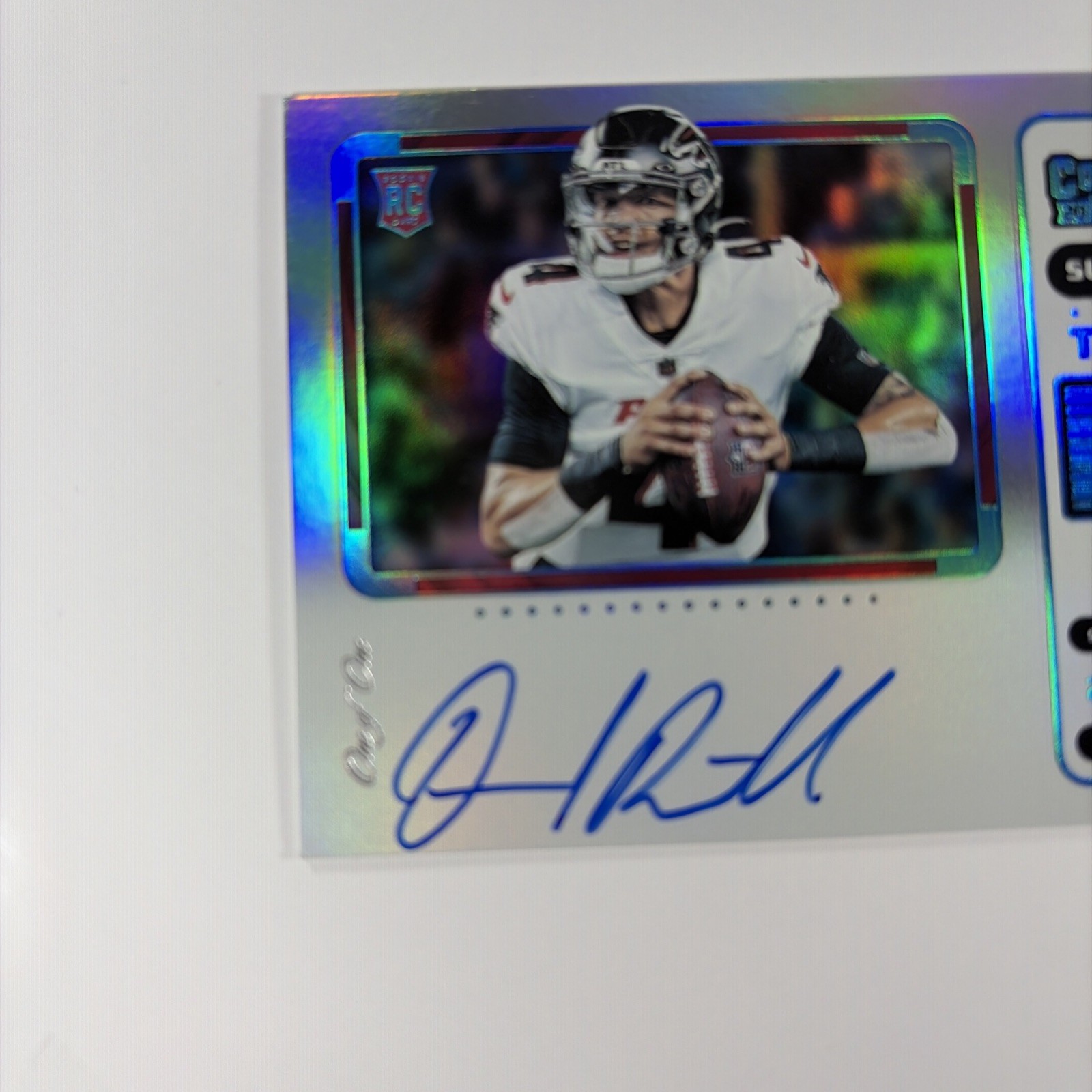 Desmond Ridder 2022 Panini Contenders Super Bowl Ticket Rookie RC Auto 1/1 READ
