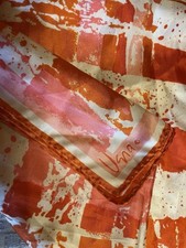 VERA- Vintage Designer Silk Scarf Signed