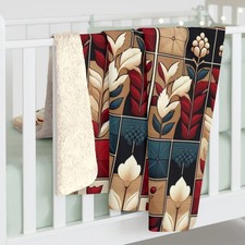 Grandland Sherpa Fleece Blanket Cozy Classic Decor