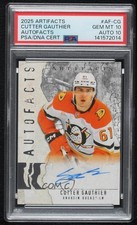 2025-26 Upper Deck Artifacts Autofacts Cutter Gauthier PSA 10 GEM MT Auto 1e1b