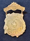 Vintage Confederate Veterans Reunion Davis Cor. Stone Laying 1896 Souvenir Badge