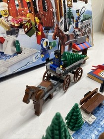 Lego Winter Village Bakery Set 10216 - All Pieces & Instructions.  No Stickers.