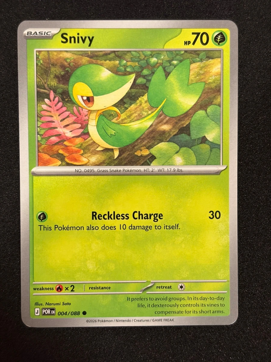 Snivy Pokémon TCG Cards for sale | eBay