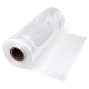 Polypack Polythene Garment Covers Roll – 54" Drop, 100G, 10KG Roll (Approx 215 Bags), Clear, Made In UK-510063