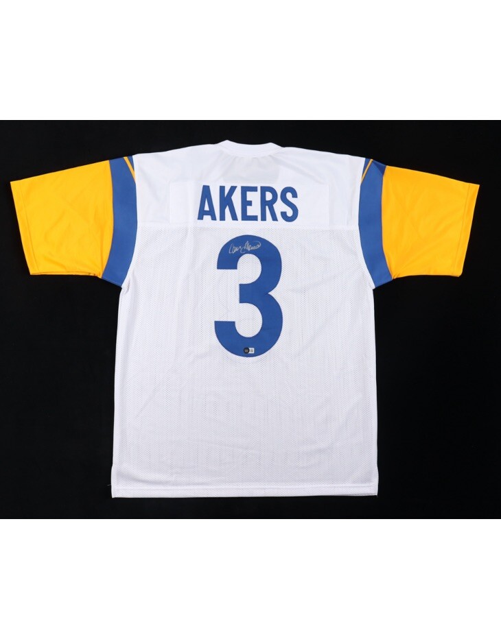 Cam Akers Autographed Signed Los Angeles Rams Jersey Beckett Authenticated /Auto -LA Rams 