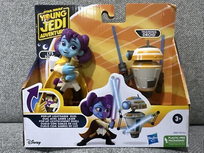 Star Wars Young Jedi Adventures Pop-Up Lightsaber Duel Lys Solay and Training...