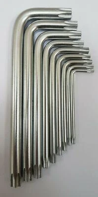 Torx Security Star Key Loose T10 T15 T20 T25 T27 T30 T40 T45 T50 Allan Alan Keys