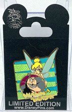 Disney Shopping 2006 Wanna Trade Capitan Hook & Tinker Bell LE 500 pin