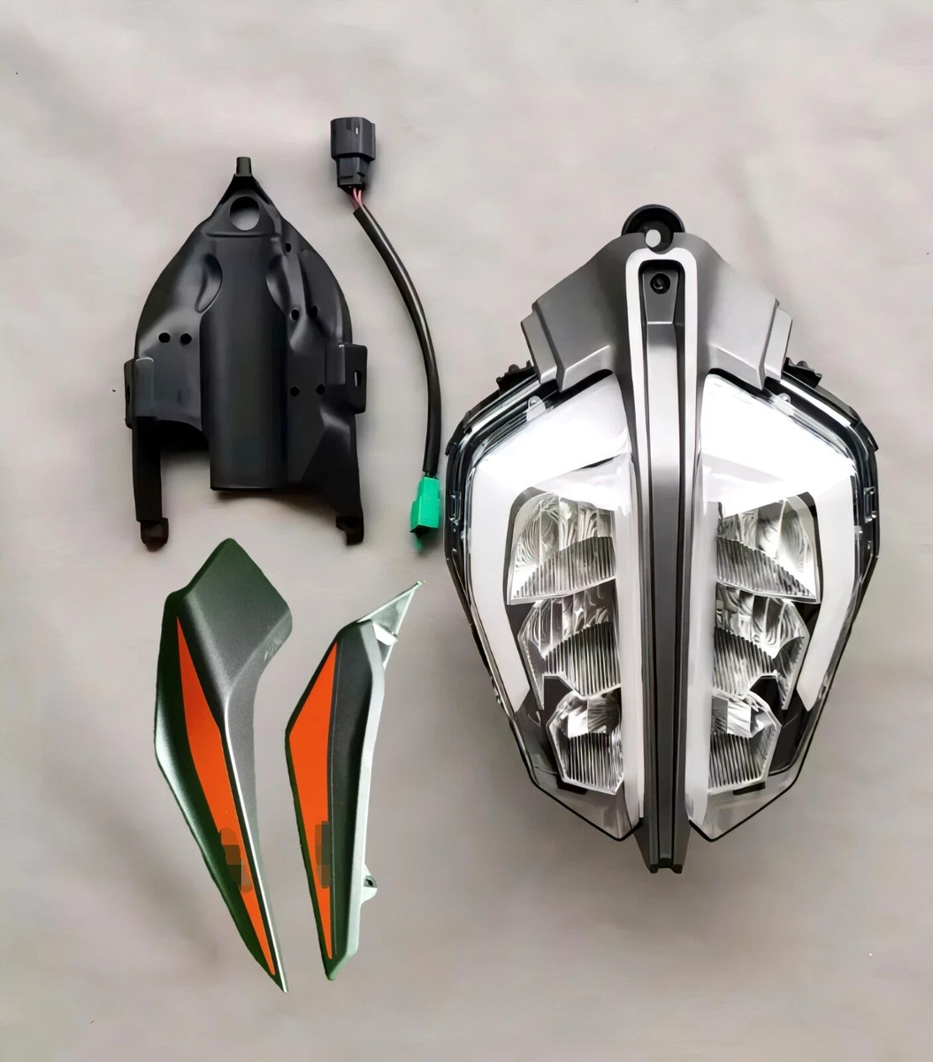 HALOGEN TO LED Headlight Conversion Kit Plug & Play For KTM DUKE