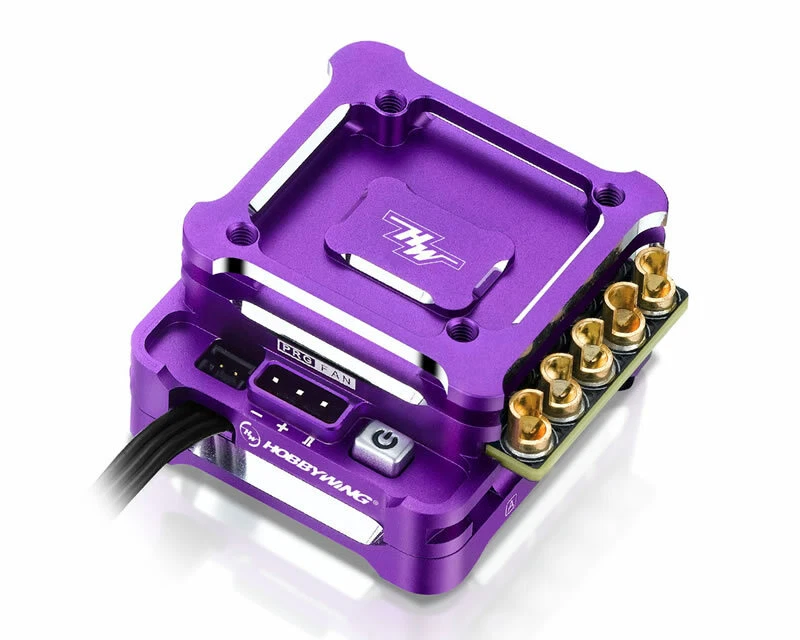 Hobbywing XERUN XD10 Pro 100A Lila Reg. Bürstenlos Drift 30112616 Modellbau - Bild 2 von 2