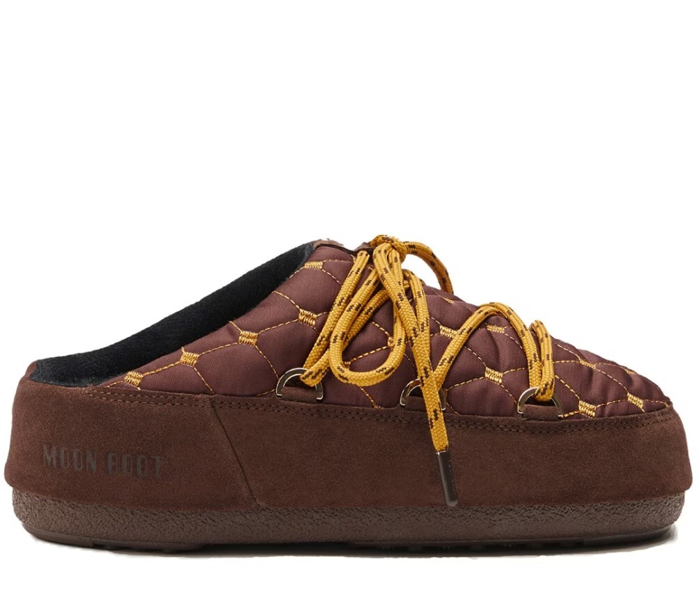 ЗНАЧОК MOON BOOT СО СТЕГАНЫМ ЛОГОТИПОМ САНДАЛИИ SANDALEN МЮЛИ DAMEN SCHUHE 14602600002 34890₽