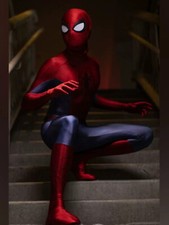 Classic The Amazing Spider Jumpsuit Men's Bodysuit Cosplay Costume Halloween