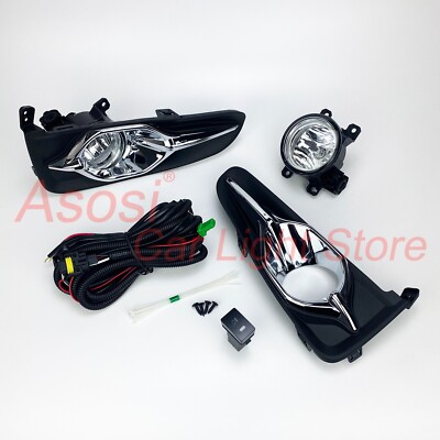 Front Bumper Fog Lamp Assembly Lights For Honda FIT Shuttle 2017-2019 Full Set