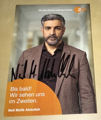 Neil Malik Abdullah Orig. signierte Autogrammkarte Blutige Anfänger Autogramm #5