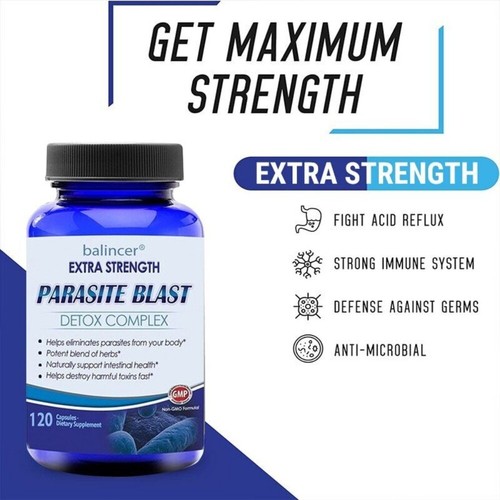 Parasite Extractor Parasite Cleanse Capsules/Extract-Wormwood,Black Walnut Hull, Clove 120 ...