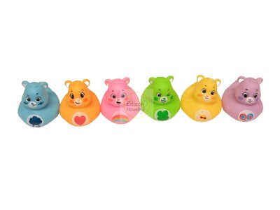 Set of 6 Care Bear Rubber Duckies
