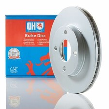 QH Pair Front Brake Discs for Ford Fusion Petrol Estate 1.25 2004-2012