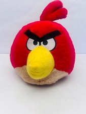 Angry Birds Red Bird Plush Stuffed Animal Character Toy No Sound 9 Inch BIN 36