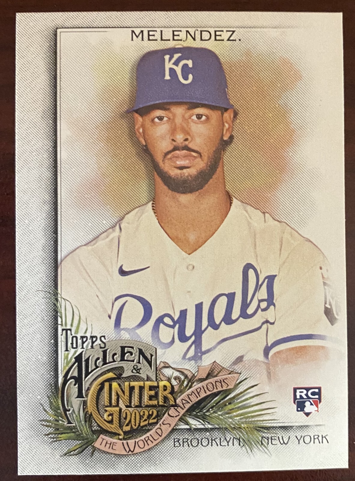 2022 Topps Allen & Ginter #289 MJ Melendez Rookie Kansas City Royals RC