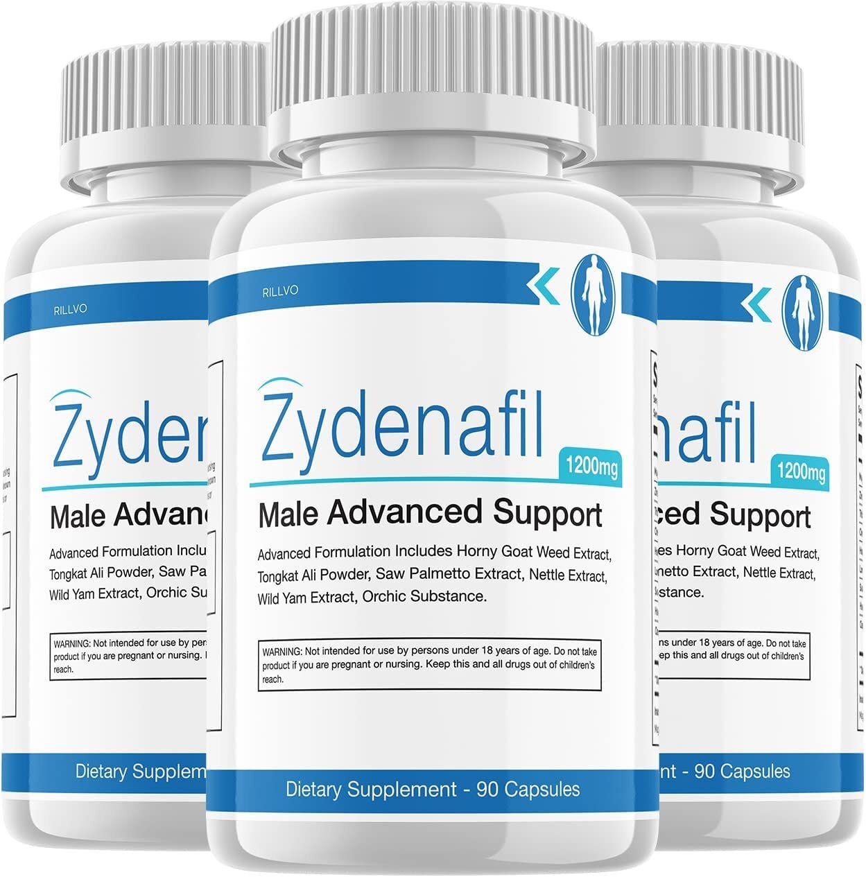 (3 Pack) Zydenafil Advanced Pills for Men (270 Capsules)