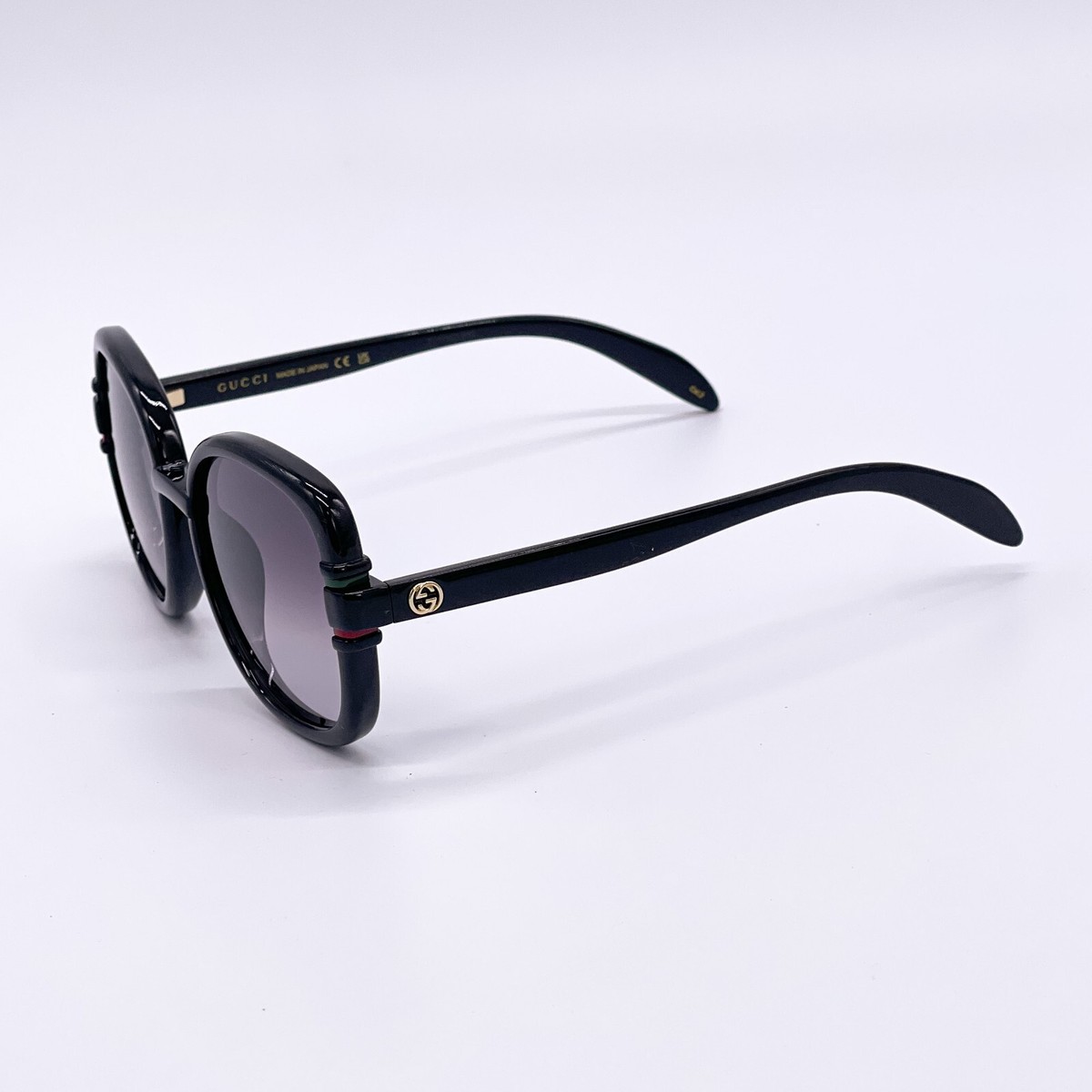 BRAND NEW GUCCI SUNGLASSES GUCCI GG1068SA 001 NEW COLLECTION EYEWEAR GUCCI NEW GUCCI SUNGLASSES GG1068SA 001 BLACK OVERSIZED WOMEN main image 4