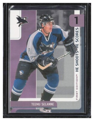 2002-03 BAP First Edition He Shoots He Scores Points #7 Teemu Selanne 1 pt.
