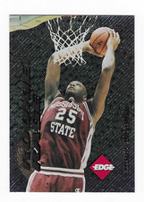 1996 Collector's Edge Basketball Card Erick Dampier Indiana Pacers #8 Rookie RC. rookie card picture
