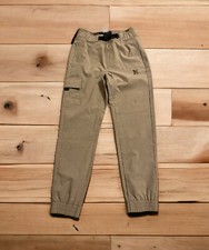 Hurley Boys Pull-On Tan Cargo Jogger Pants Size 8-10 years old Size Small EUC