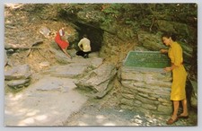 Lost River Natural Bridge, Virginia Women Man exploring near the Cave Entrance