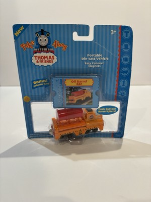 Thomas & Friends Take Along Oil Barrel Car - Warped Packaging Unopened LC78112