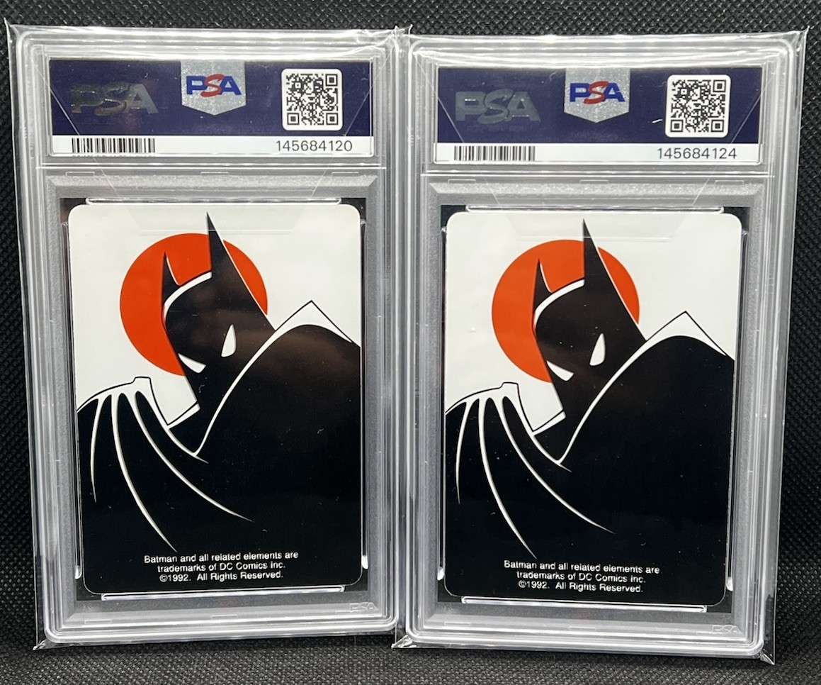 1992 DC Batman Animated Cards Joker Face- Joker / King Clubs