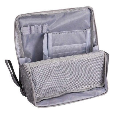 Standing Makeup Bag Portable Multi-purpose Make up Large Capacity Oxford Cloth