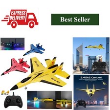 ANTSIR SU35 RC Plane FX620 2.4G Remote Control Airplane with LED Lights, Foam
