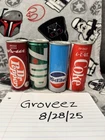 Vintage Japanese Steel Soda Cans - Dr Pepper/7-Up/Pepsi/Coca Cola - Lot Of 4