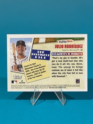 Julio Rodriguez ProFiles by Ken Griffey Jr. 2026 Topps Series 1