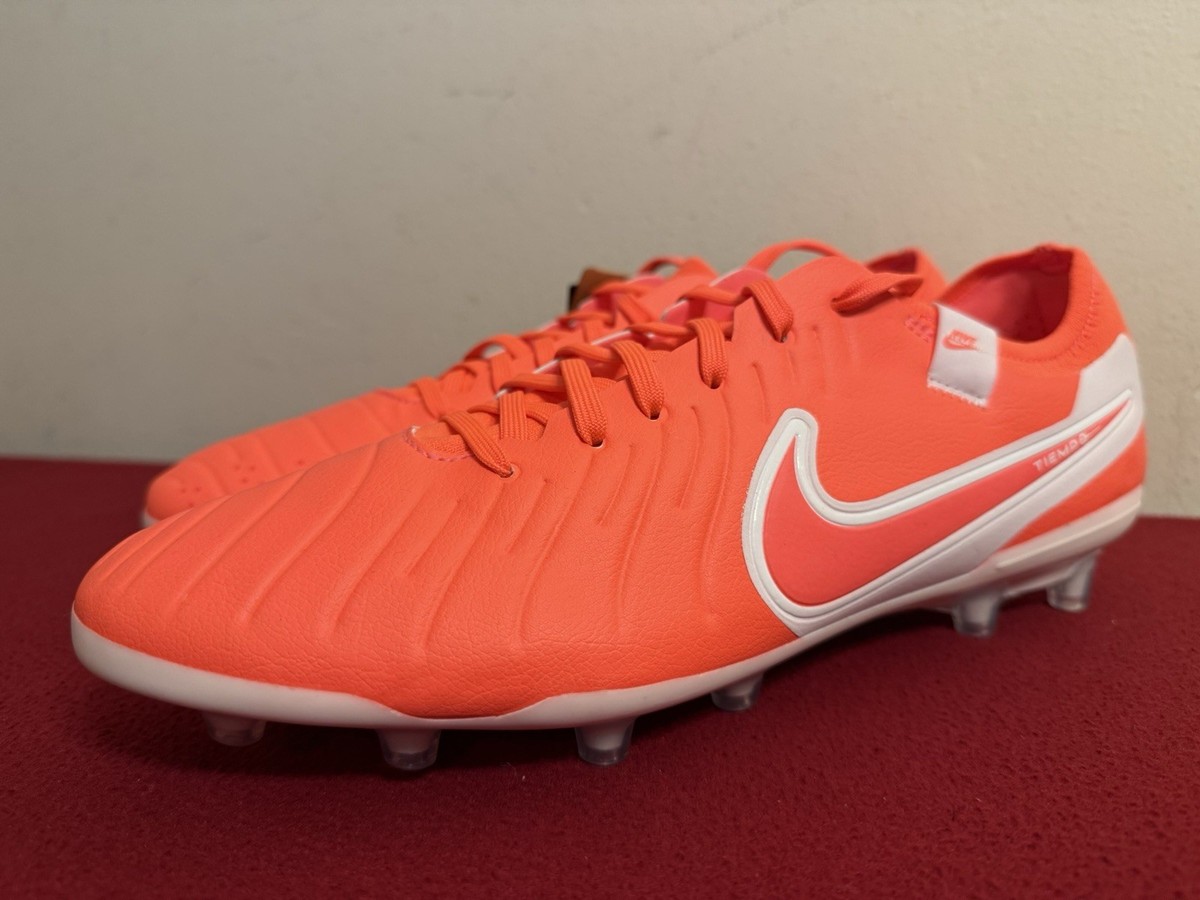 Nike Tiempo Legend 10 Pro AG Lava Orange Soccer Cleats DV4334-800